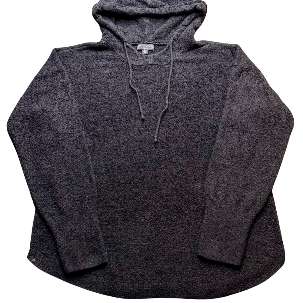 Barefoot Dreams Hoodie XL Grey CozyChic Ultra Lite Pullover Sweatshirt